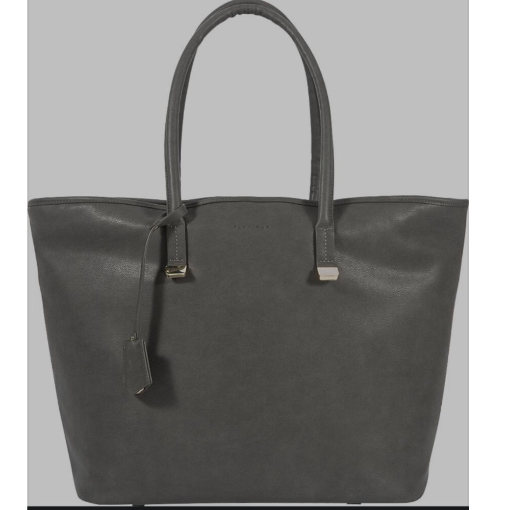 Platinum Gray Tote / laptop bag - Picture 13 of 13